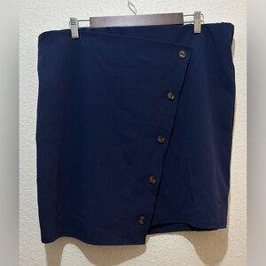 Torrid navy blue skirt size 2